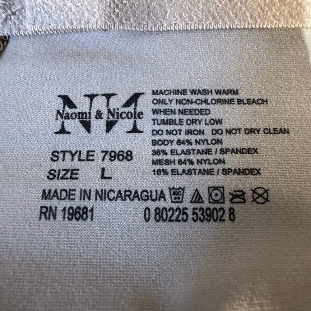 Naomi & Nicole Ultra Firm Control Shapewear High Waist Thong SZ Large NWT - Picture 4 of 5